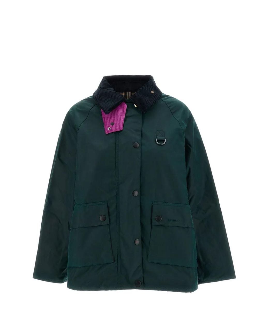 Barbour Green X Paul Smith Loves Waxed Cotton Jacket