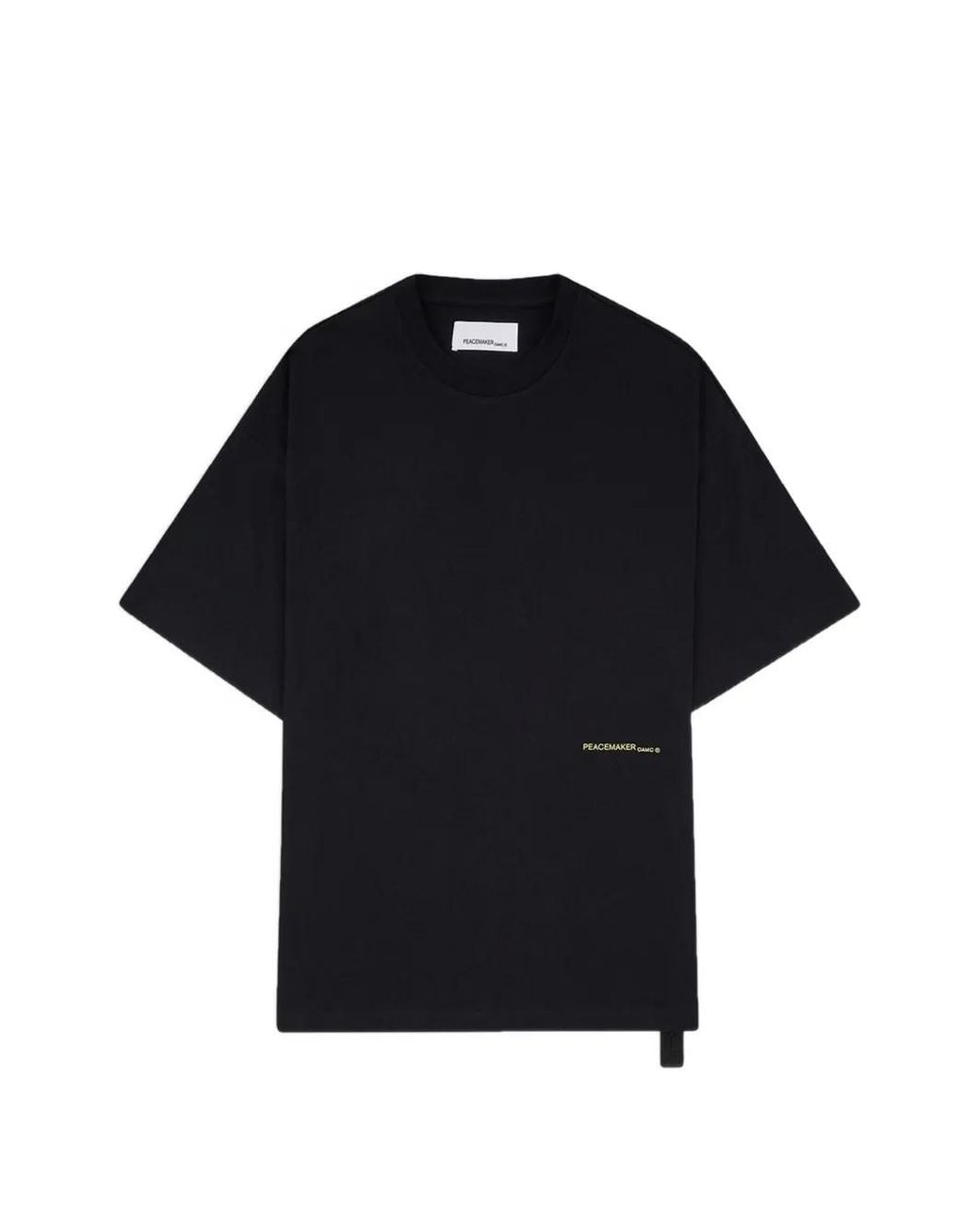 Oamc Peacemaker Blue Dog-Print Oversized T-Shirt for men