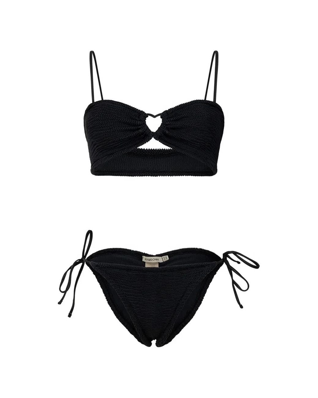 Bikini Britney Con Corazón Paramidonna de color Black