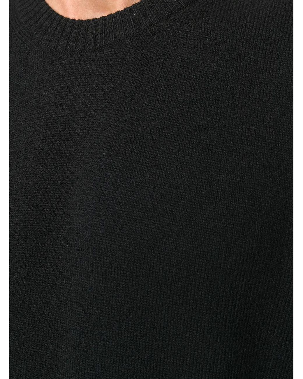 Barrie B Label Pullover Aus Kaschmir in Black für Herren