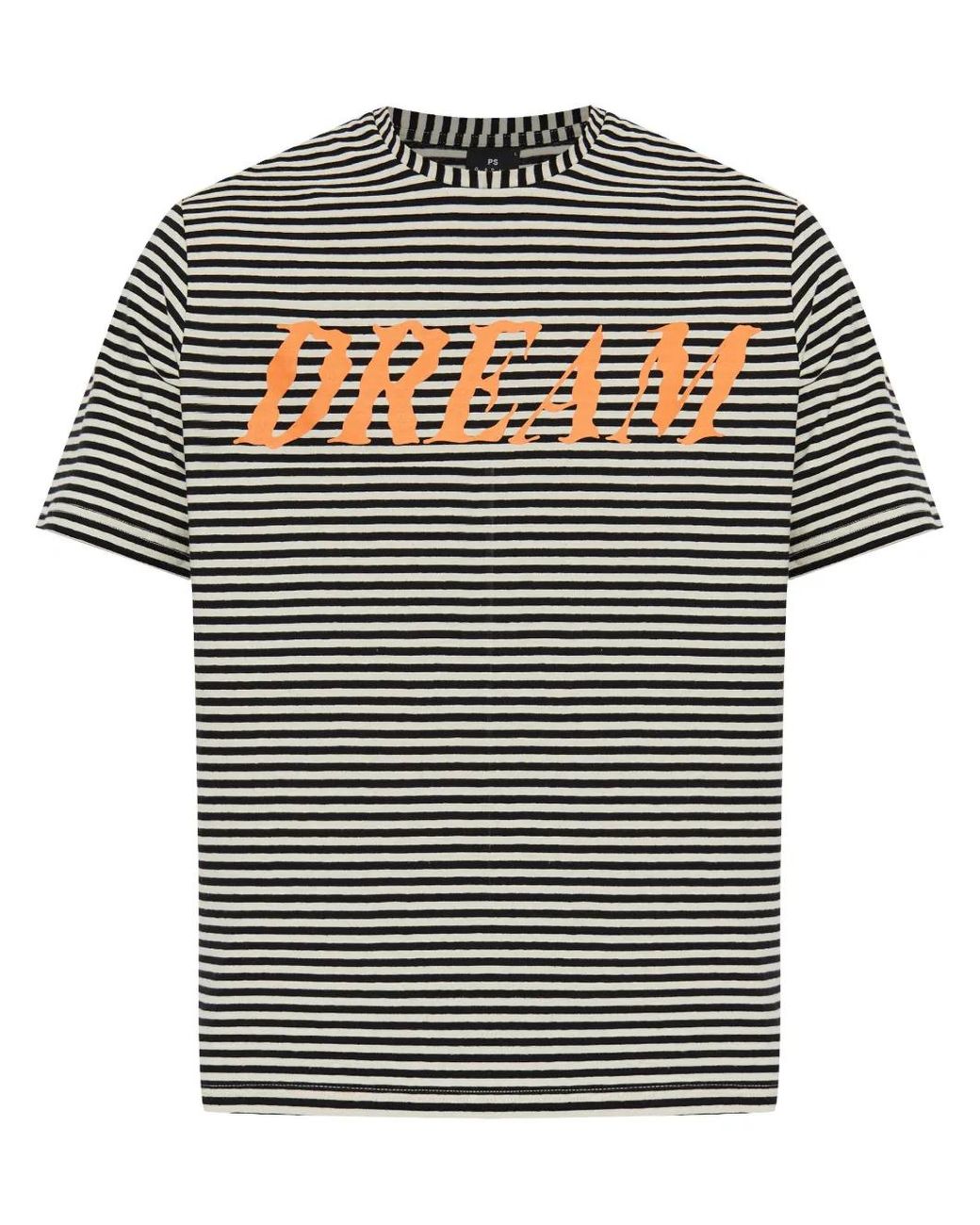 Tシャツ・カットソー Paul Smith MENS REGULAR FIT STRIPE T-SHIRT DREAM Paul Smith Regular Fit Stripe T-Shirt Dream in Black for Men