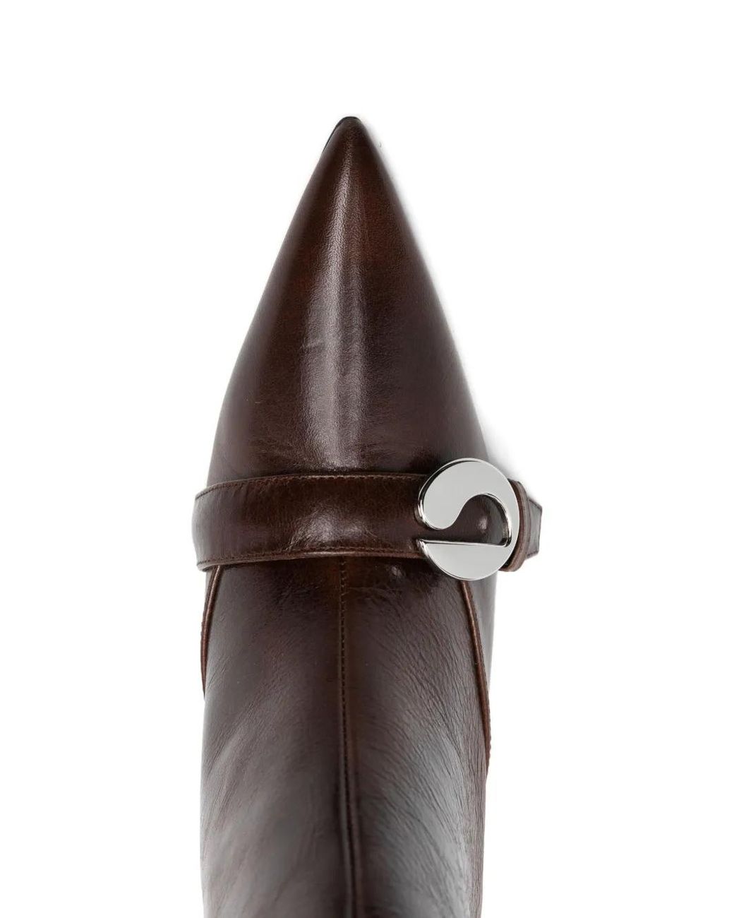 Coperni Brown 75Mm Belted Boots