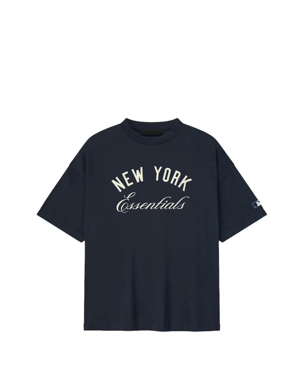 Fear Of God Blue Yankees 90's Tee Logo-Print T-Shirt for men