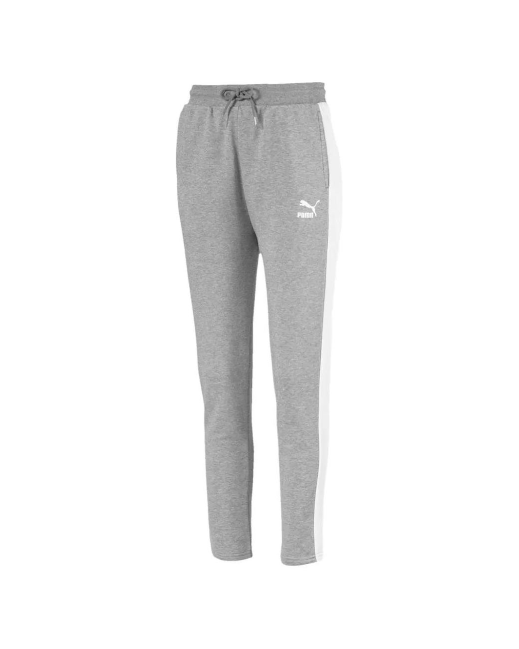 PUMA Gray Classics T7 Track Pants