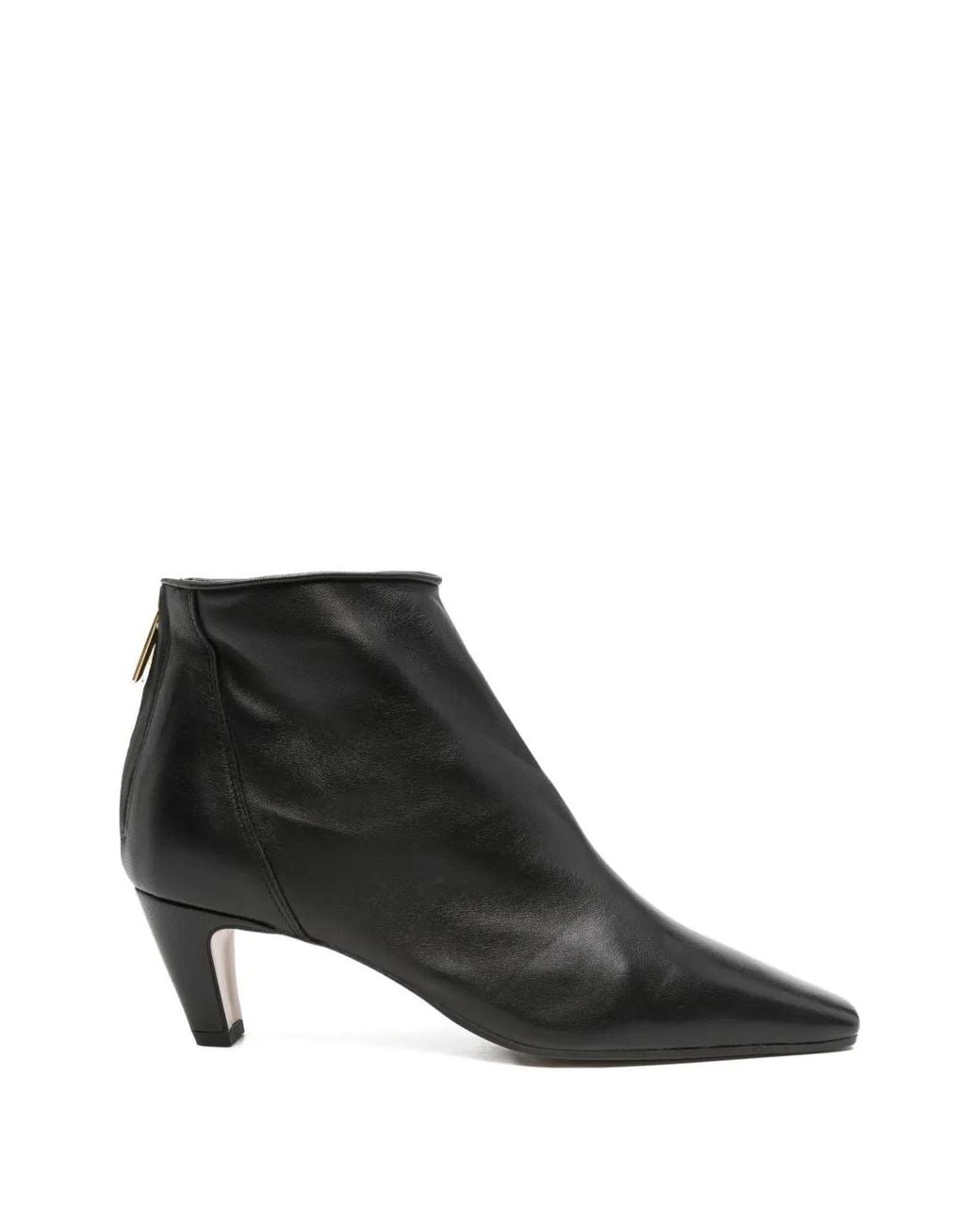 BIANCADI Black Zip-Fastening Boots