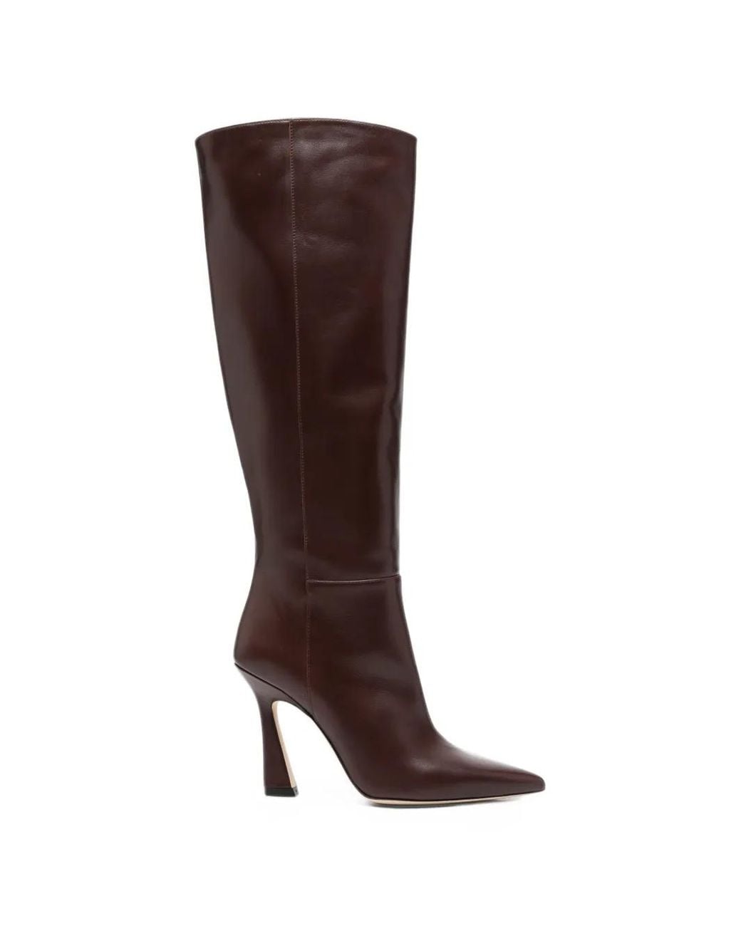Stuart Weitzman Brown Vinnie Leather Boots