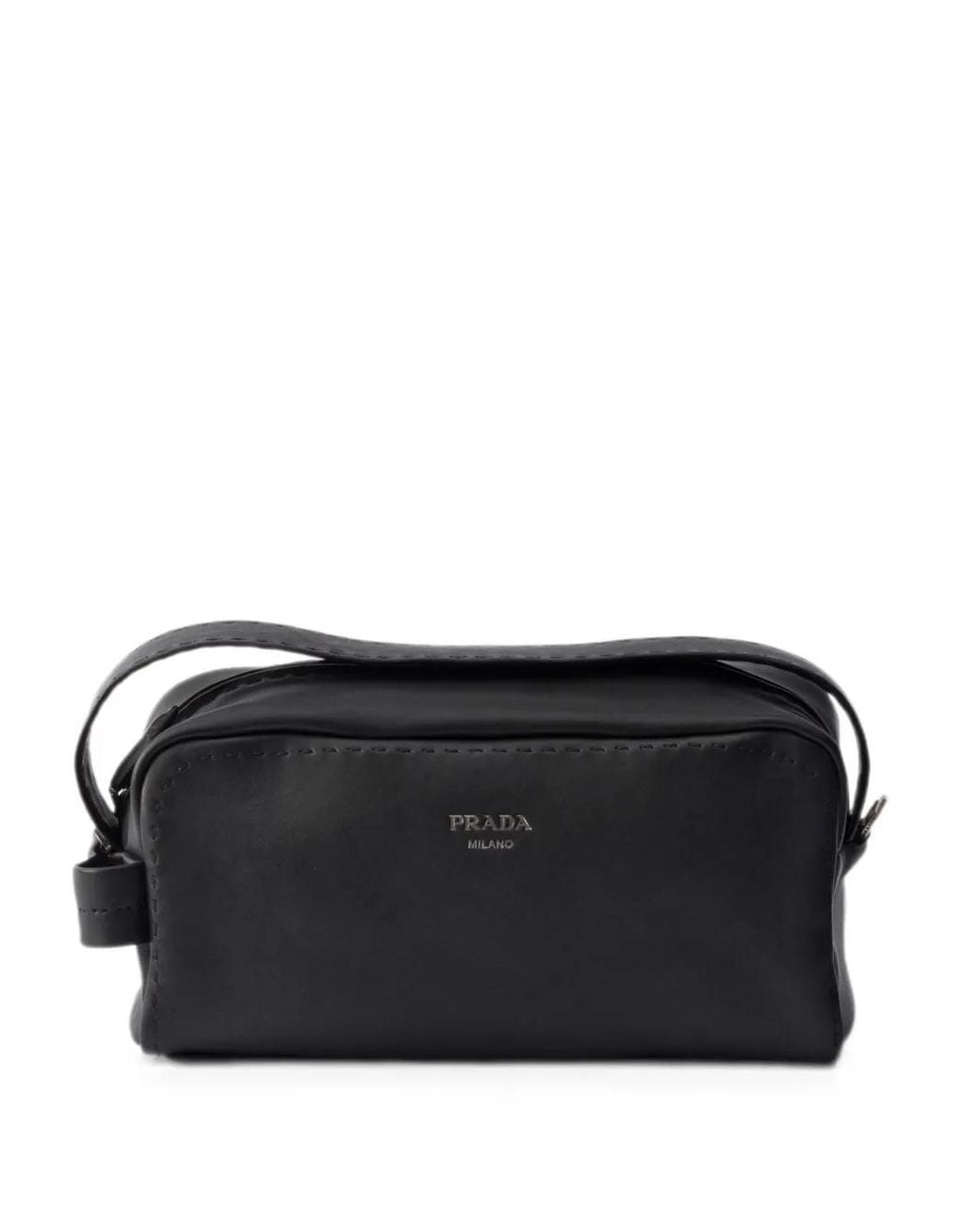Prada Black Nappa Leather Shoulder Bag for men