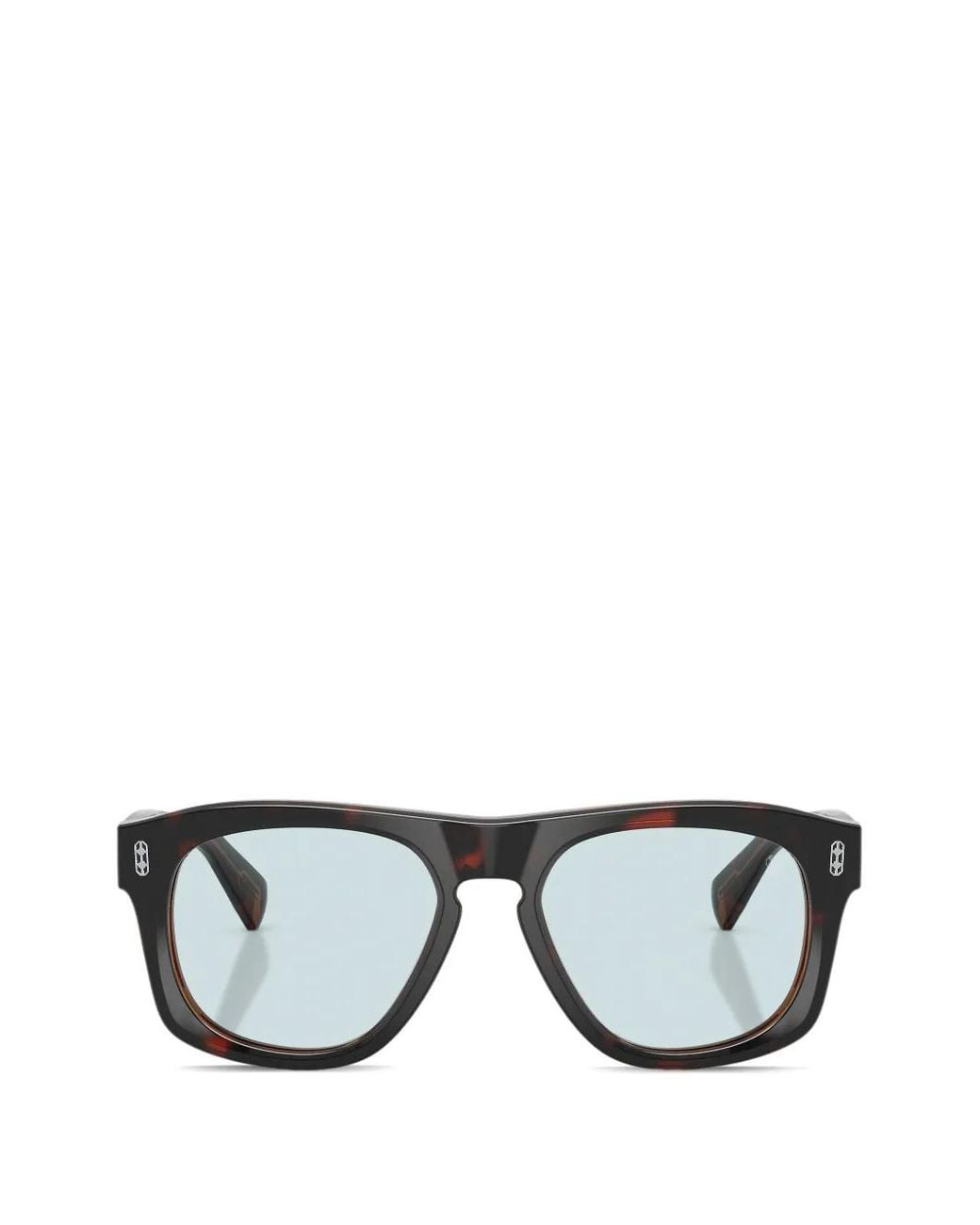 Brunello Cucinelli Blue Tortoiseshell-Effect Sunglasses for men