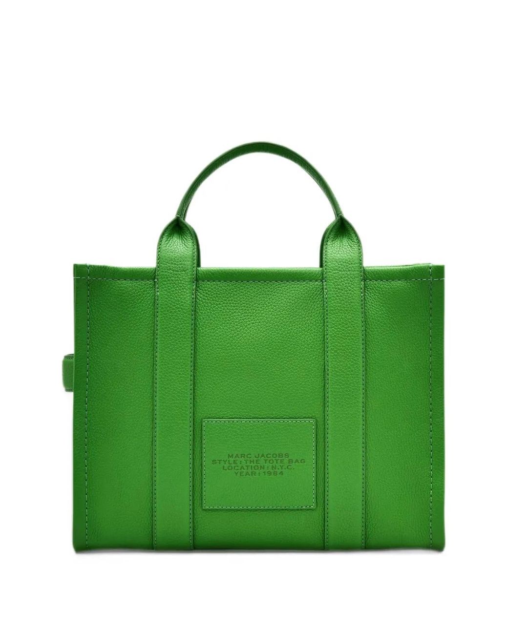 Marc Jacobs Green The Leather Medium Tote Bag