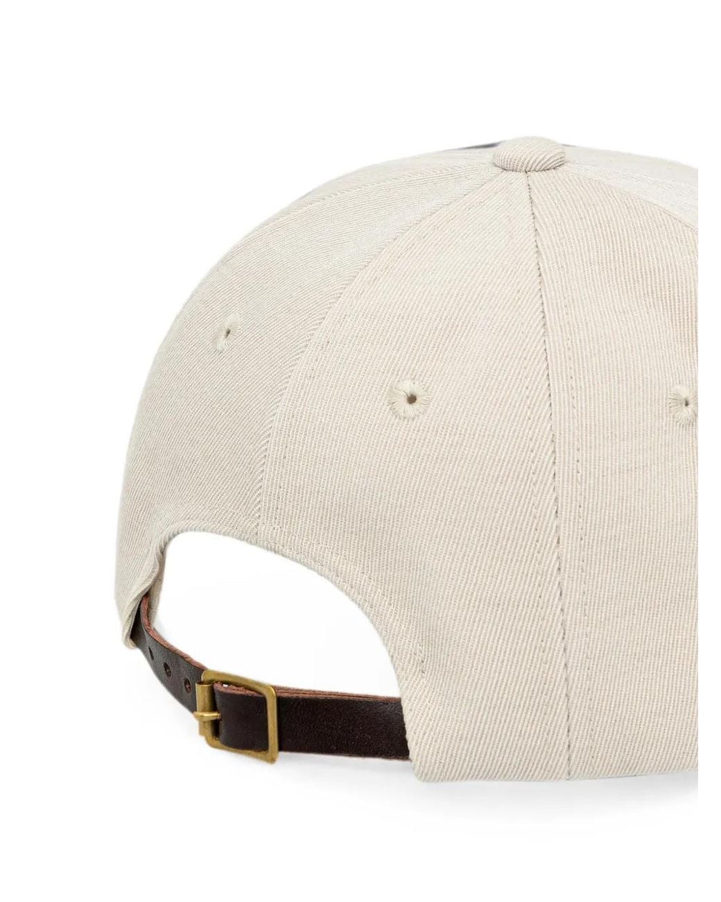 Visvim White Excelsior Ii Logo-Embroidery Baseball Hat for men
