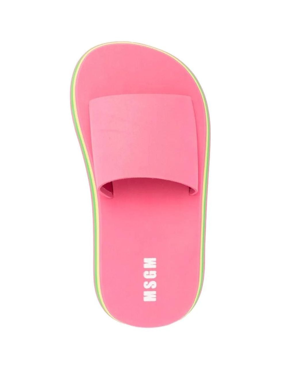 MSGM Pink Sole Open-Toe Sandals