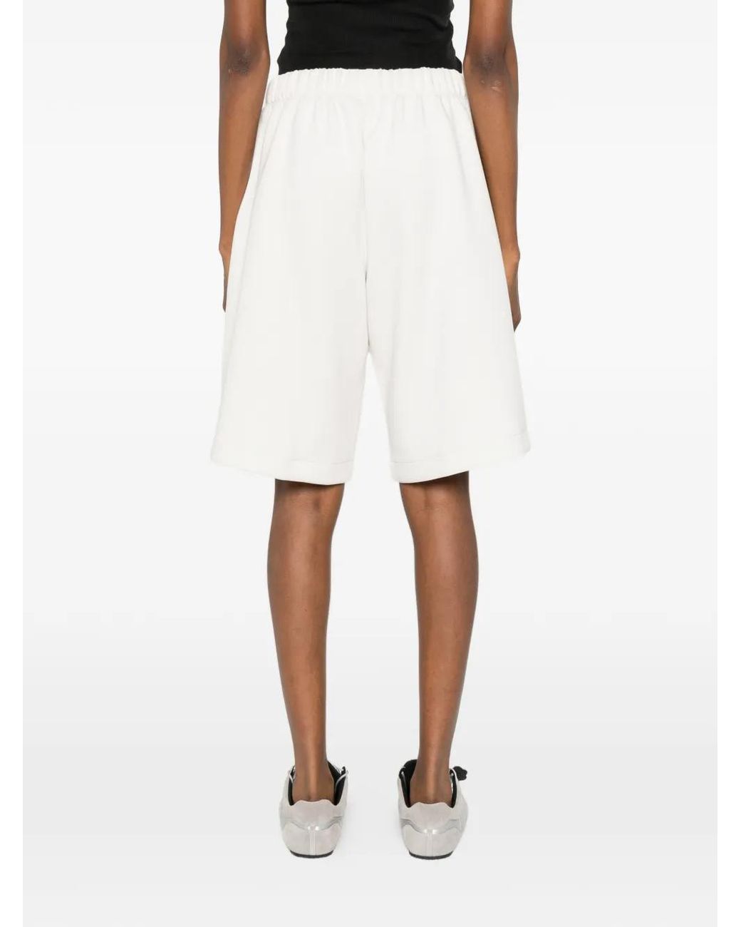J.Lindeberg White Elastic-Waistband Shorts