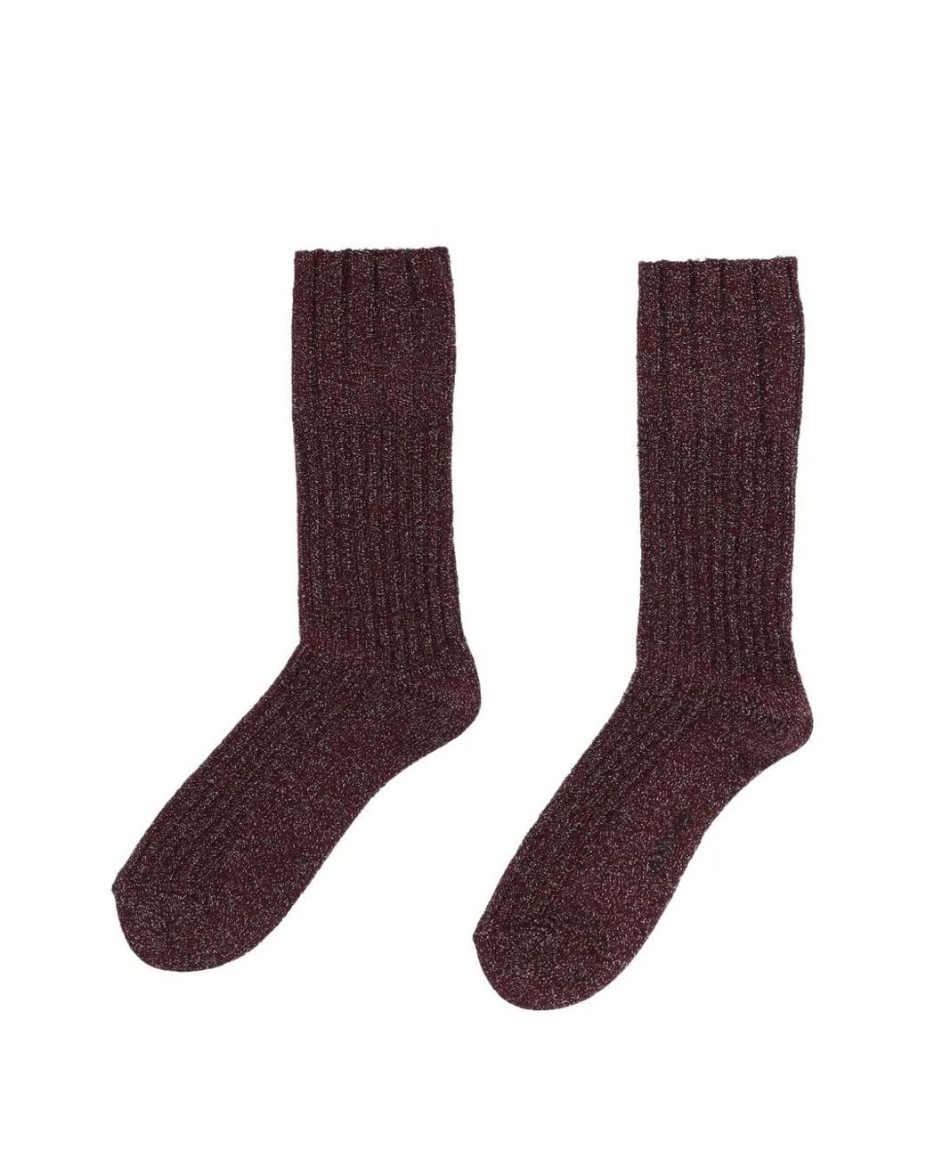 ANT45 Brown Barcellona Ribbed Socks