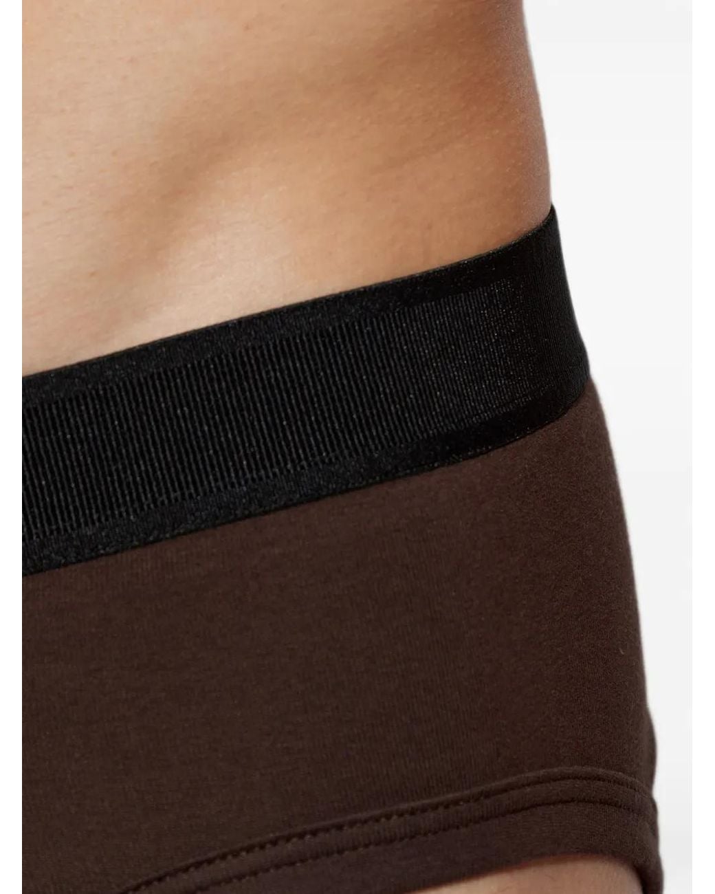 Tom Ford Blue Logo-Waistband Briefs (Set Of Two) for men