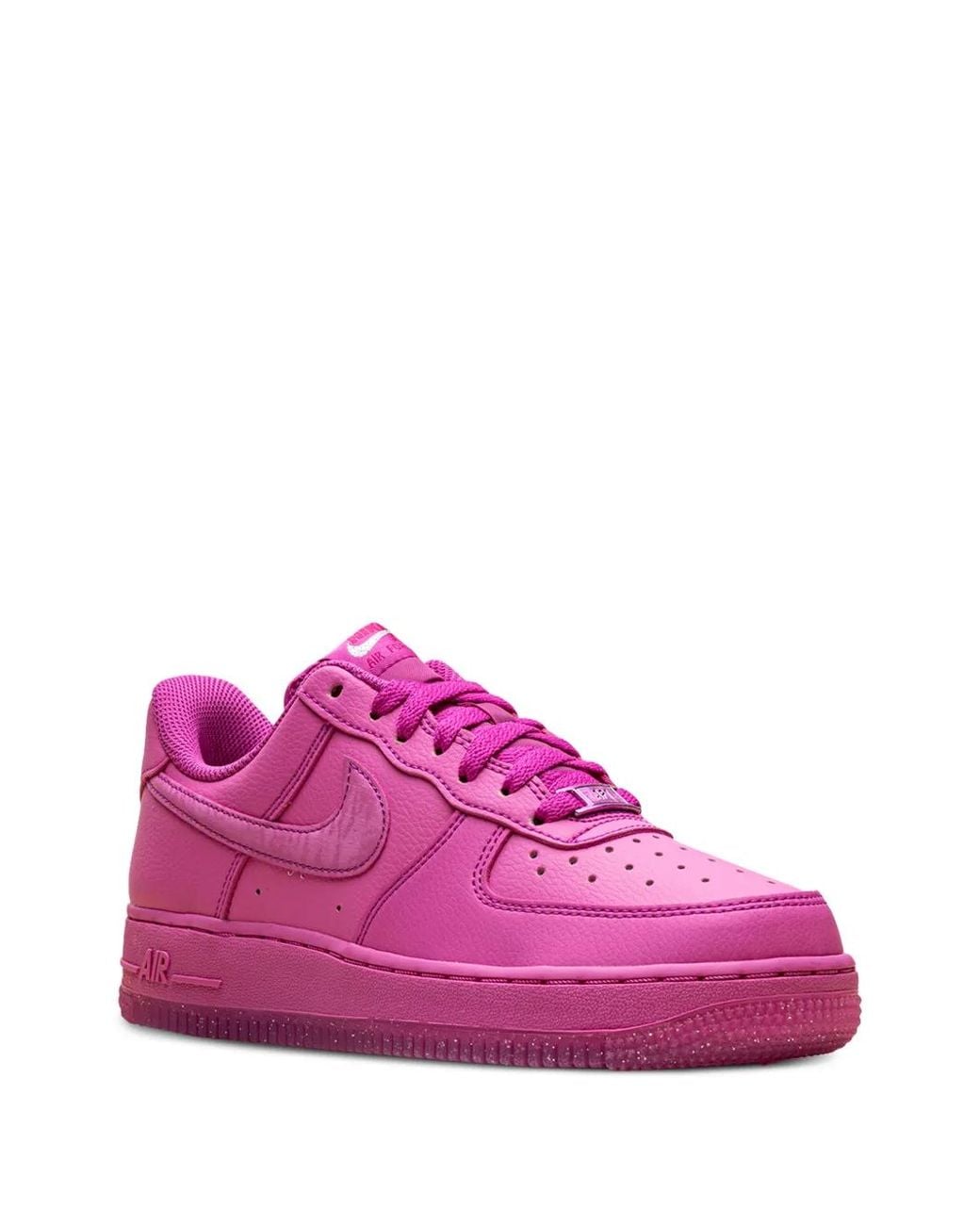 Nike Pink Air Force 1 '07 "Fire" Sneakers