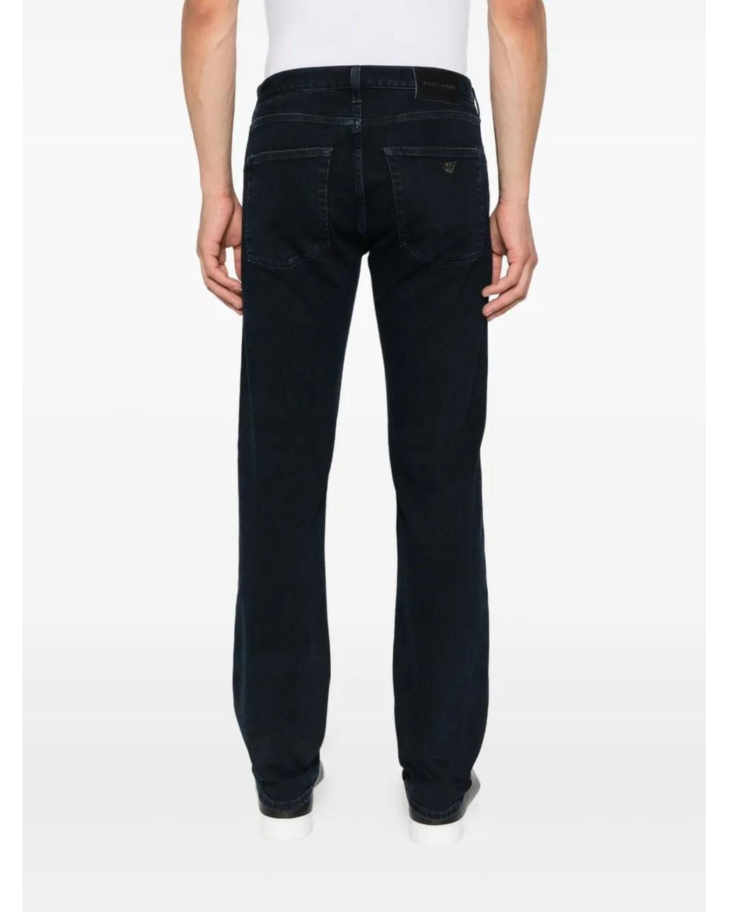 Emporio Armani Blue Denim Cotton Jeans for men