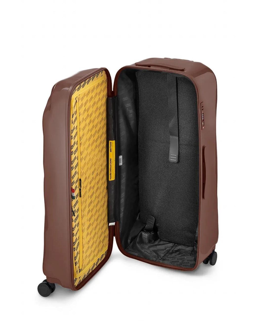 Crash Baggage Brown Grande Valise Trunk À Effet Cabossé