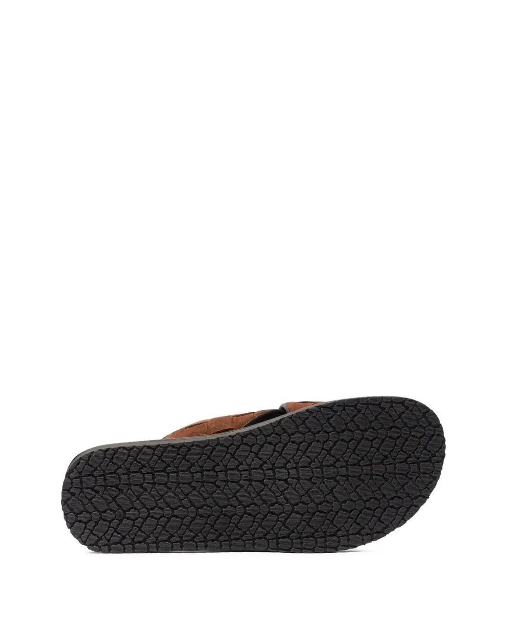 Scarosso Brown Ettore Slides for men