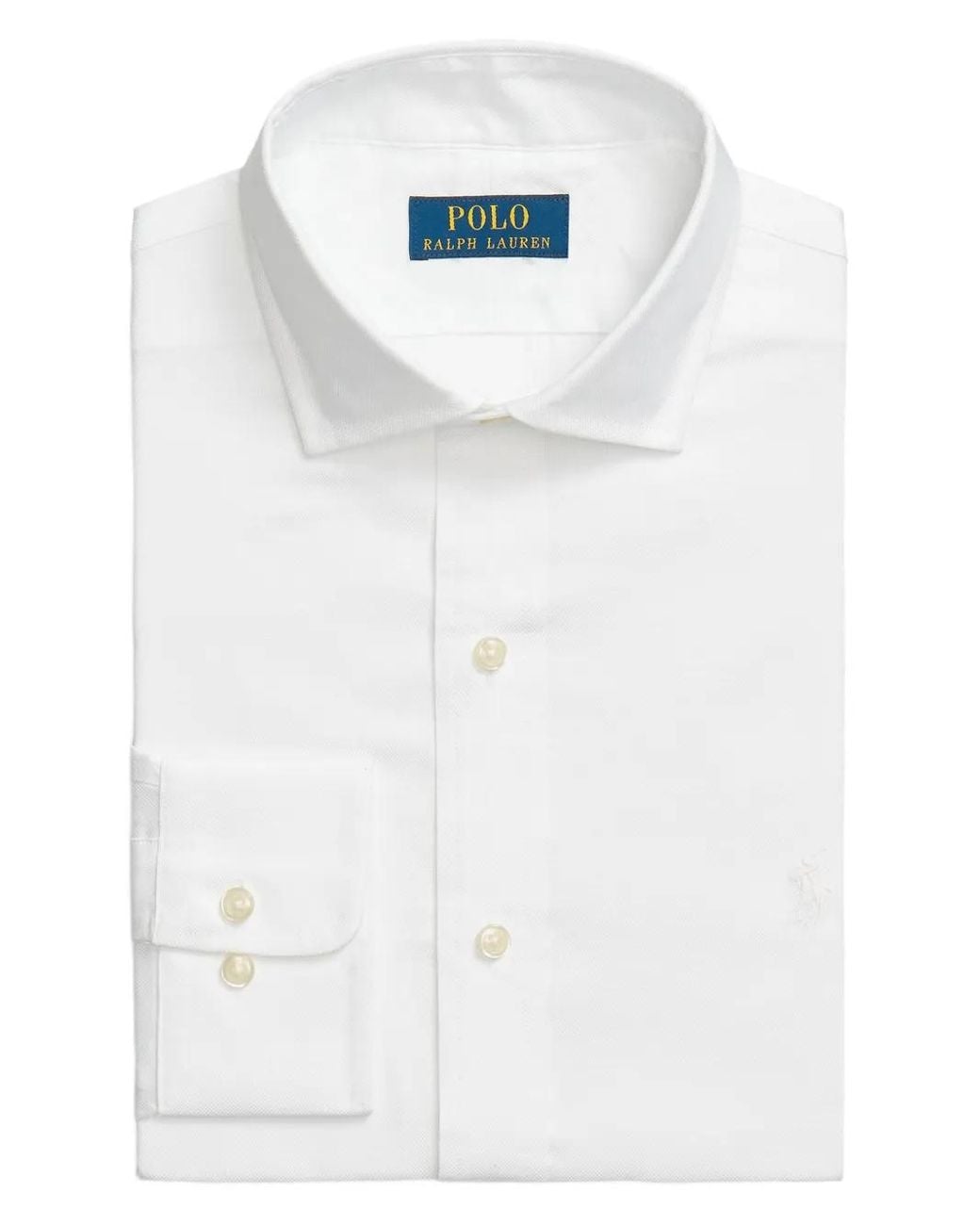 Polo Ralph Lauren White Cotton Shirt for men