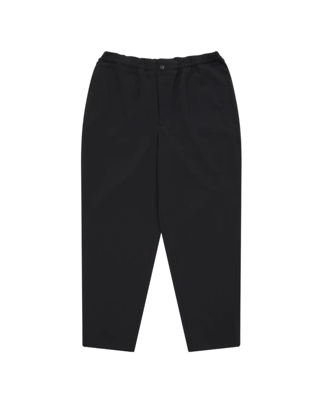 COMME DES GARÇON BLACK Black Elasticated-Waistband Tapered Trousers