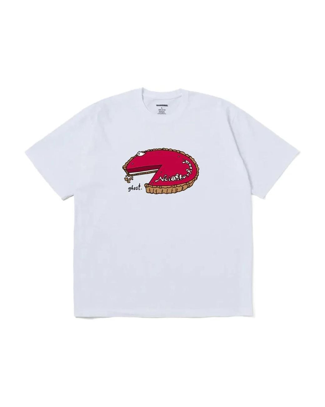 Neighborhood White Pie-Print T-Shirt for men