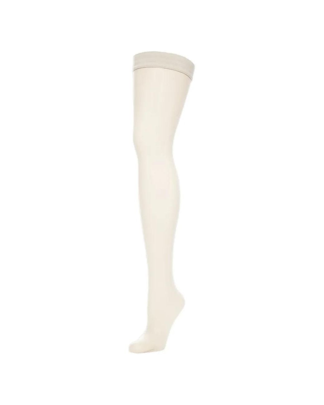 Wolford White Individual 10 Stay-Up Stockings