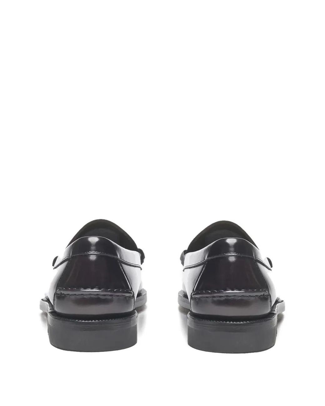 Sebago White Dan Leather Loafers