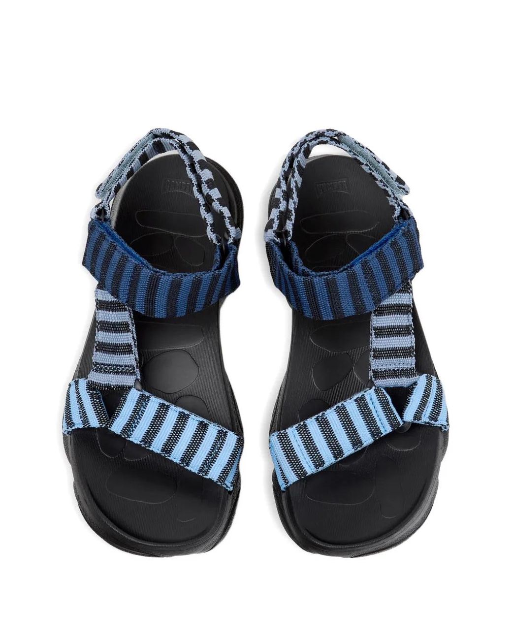 Camper Blue Striped Karst Sandals