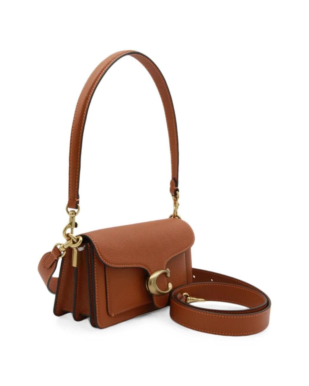 COACH White Tabby 20 Leather Shoulder Bag