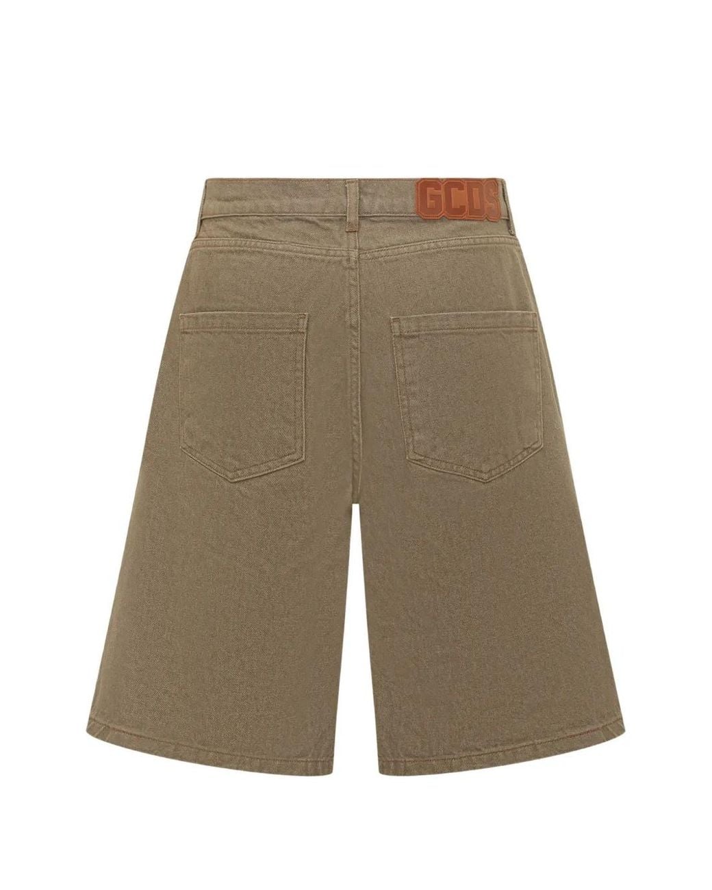 Gcds White Logo Shorts for men