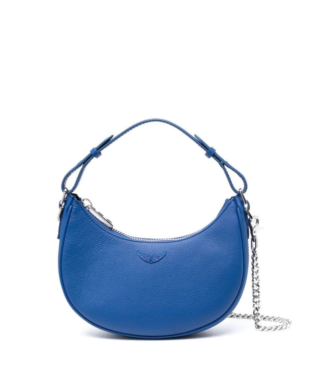 Zadig & Voltaire Moonrock Leather Tote Bag in Blue Lyst