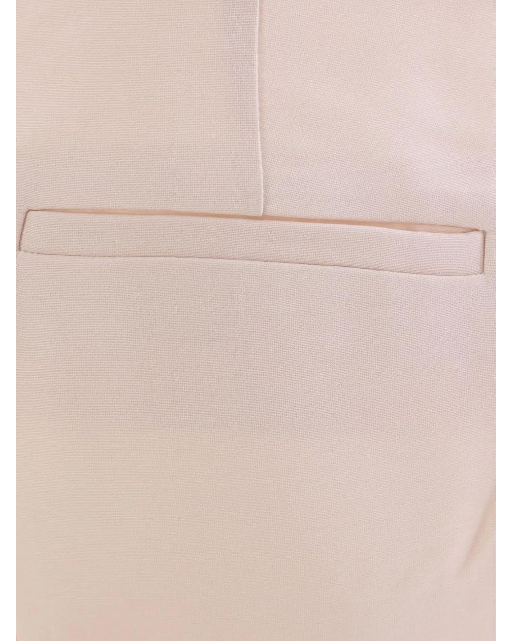 Co. White Pressed-Crease Trousers