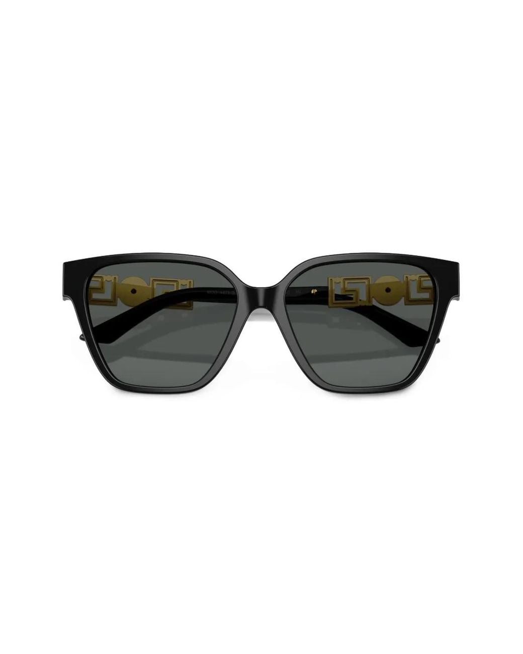 Versace Black Butterfly Greca-Detail Sunglasses