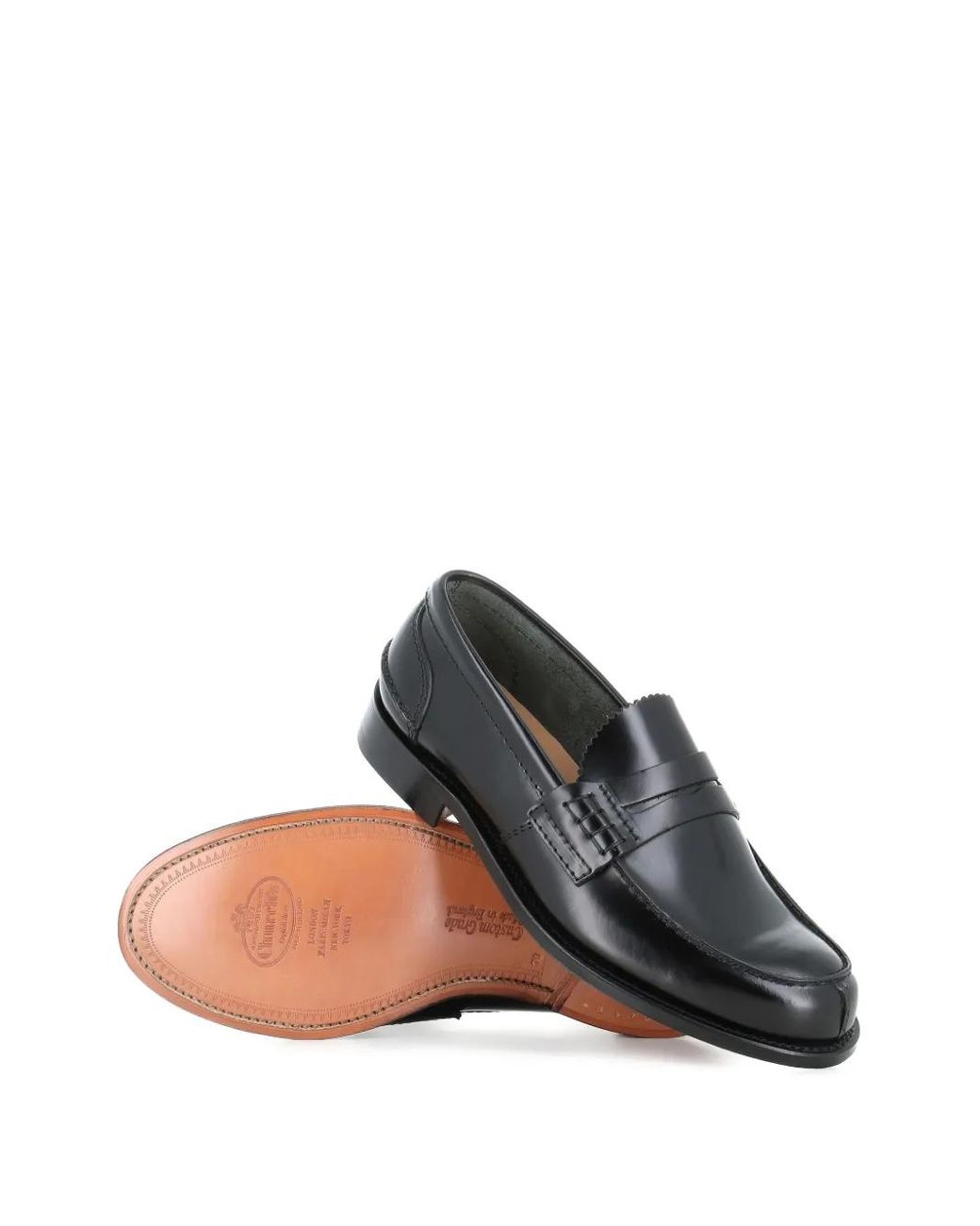 Church's Gray Leather Loafers for men
