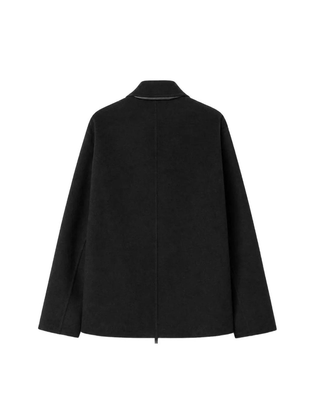 RETORI Black Double-Zip Virgin-Wool Jacket for men