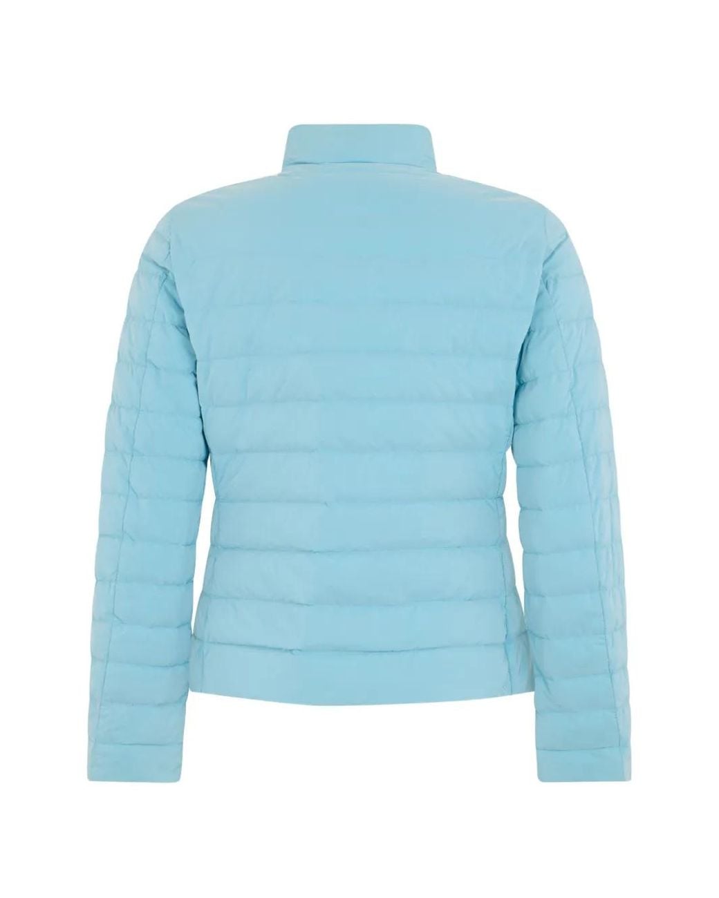 Moorer Blue Button Padded Jacket