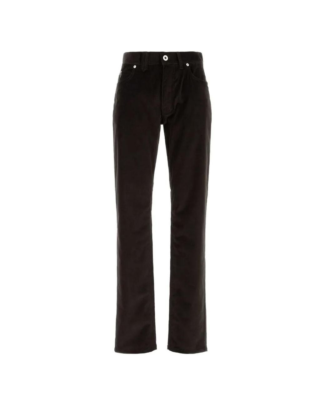 Brioni Black Meribel Corduroy Trousers for men