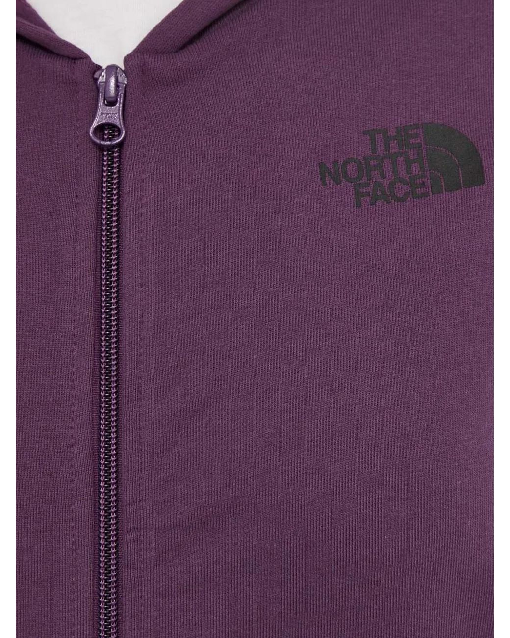 The North Face Purple Zip-Up Hoodie