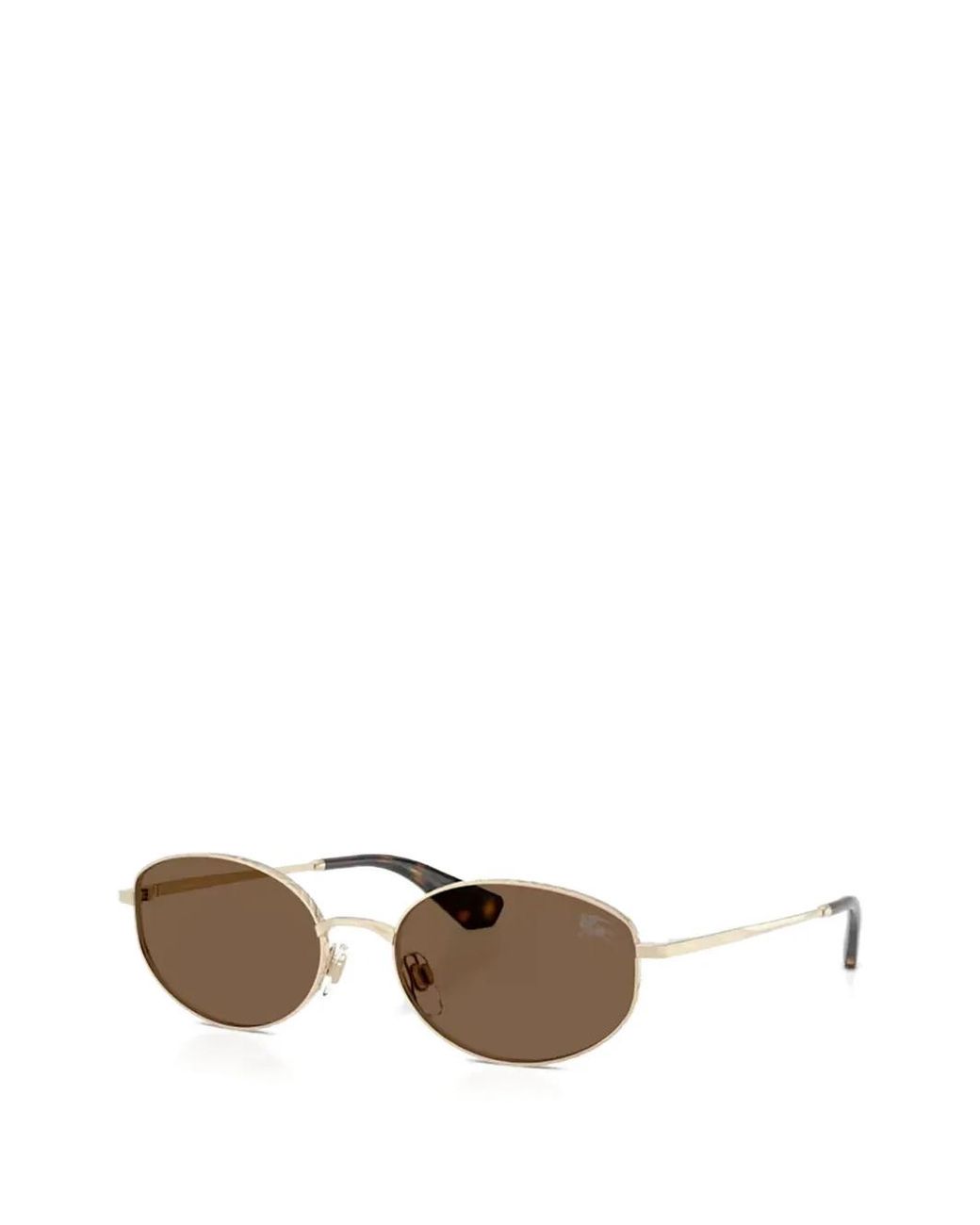 Burberry Metallic Oval-Frame Sunglasses