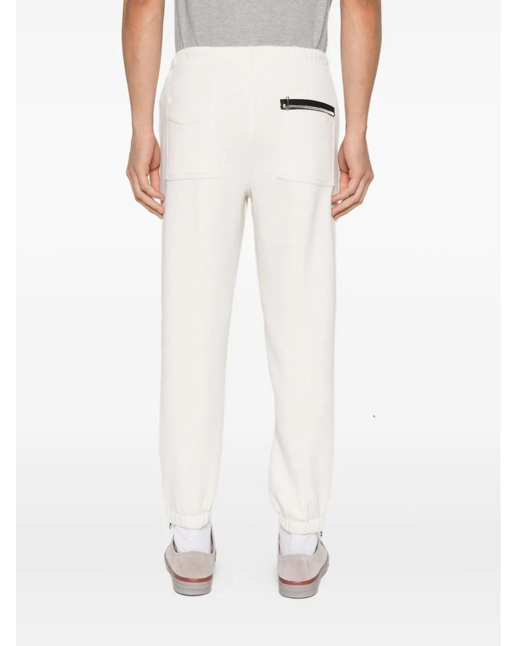 Yes London White Pantalon De Jogging À Lien De Resserrage for men