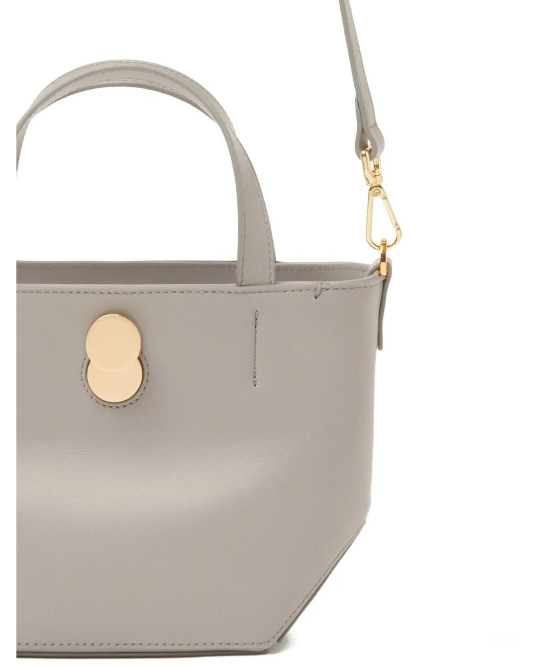Fabiana Filippi White Mini Eclissi Tote Bag