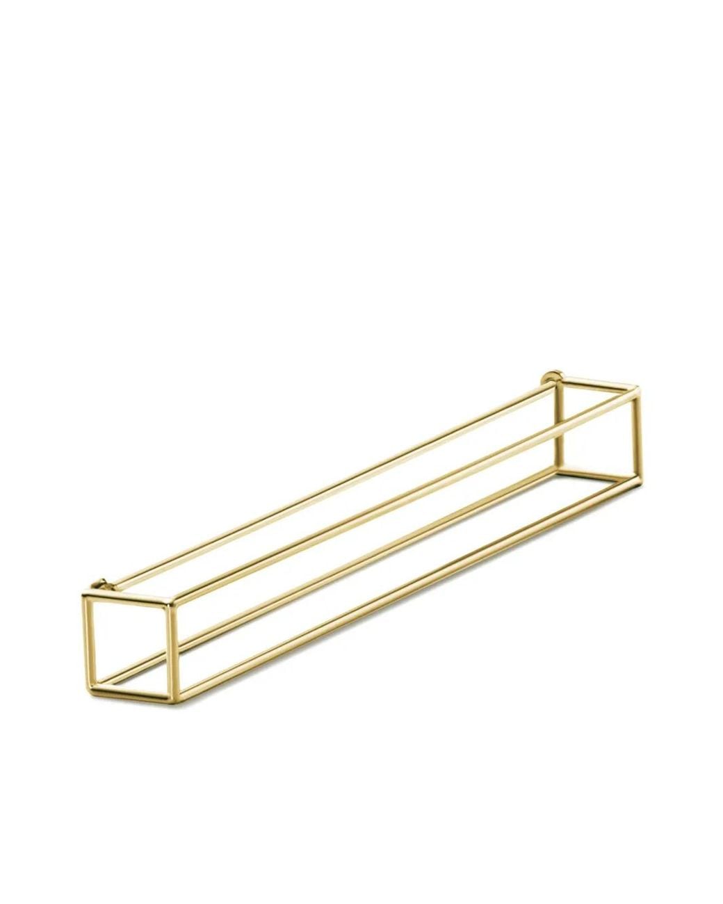 Shihara Metallic 18Kt Rectangle 60 Earring