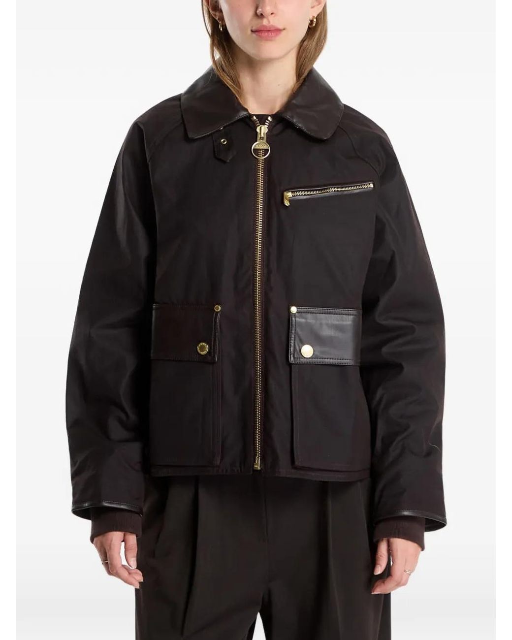 Barbour Black Donnington Waxed Jacket