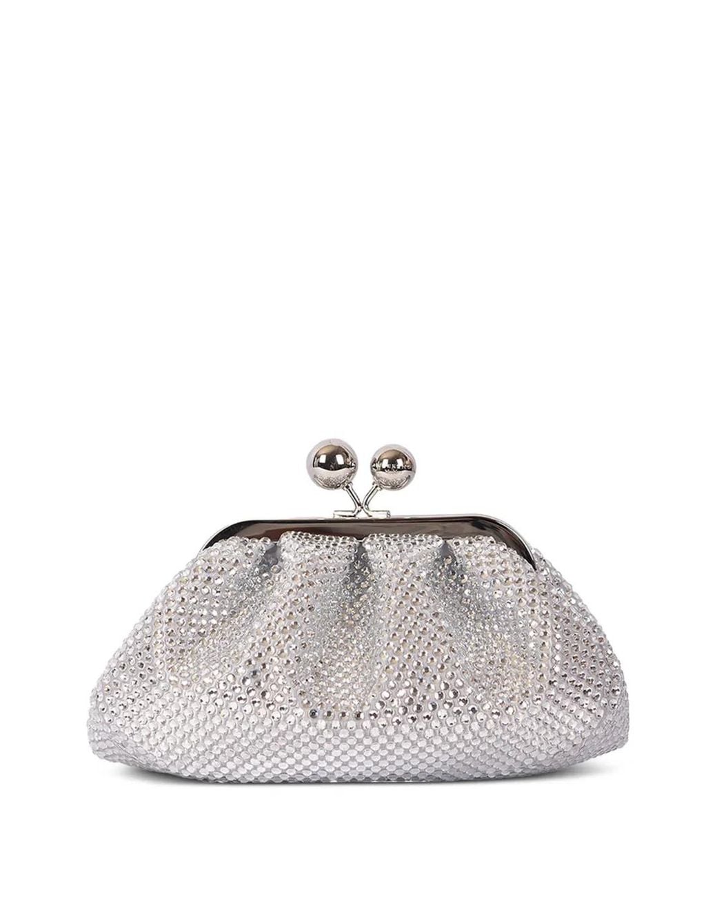 Weekend by Maxmara Gray Pasticcino Clutch Bag