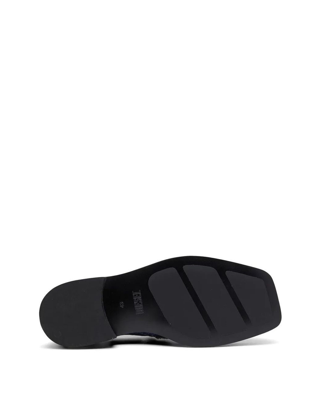 DIESEL Blue D-Amber Distressed Denim Loafers for men