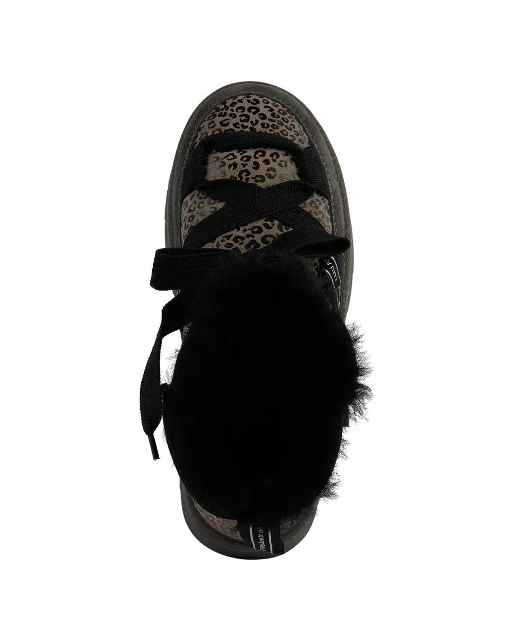 EMU Black Blurred Micro Patchwork Leo Boots