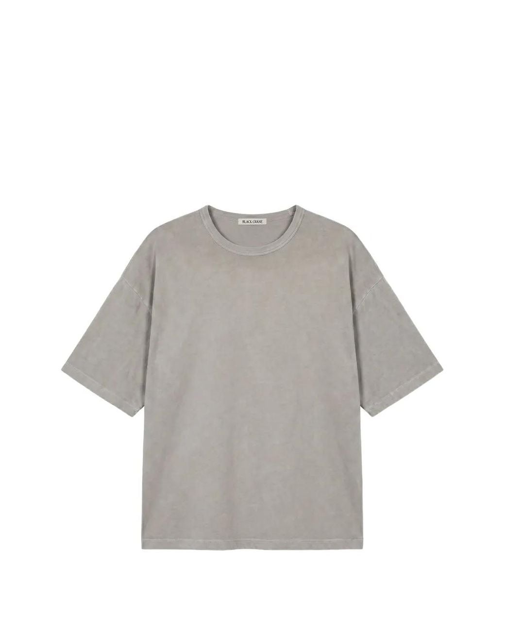 Black Crane Gray Short-Sleeve T-Shirt