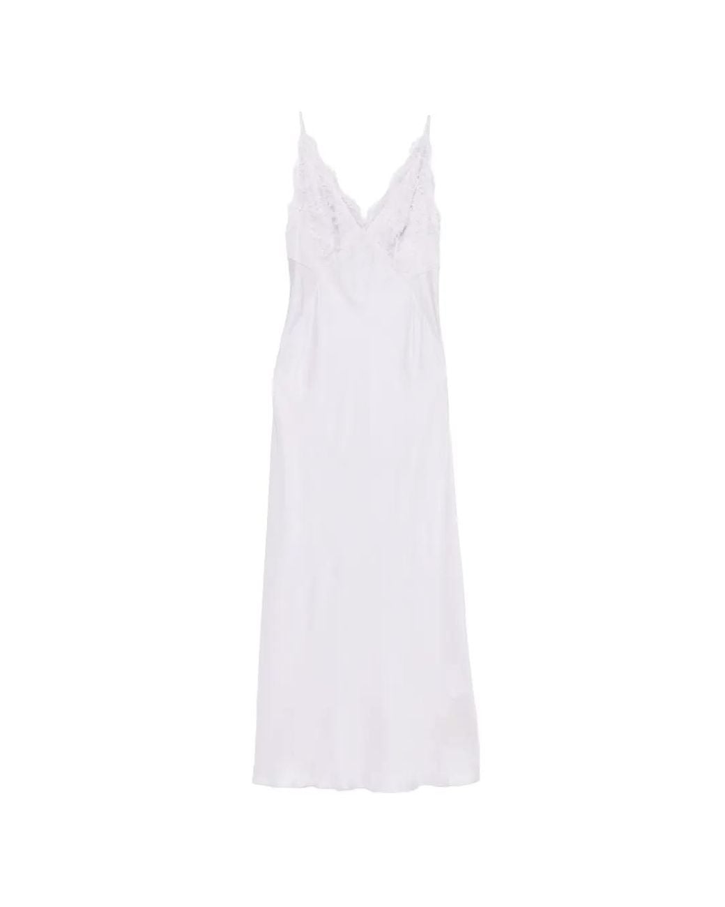 Sandro White Lace Maxi Dress