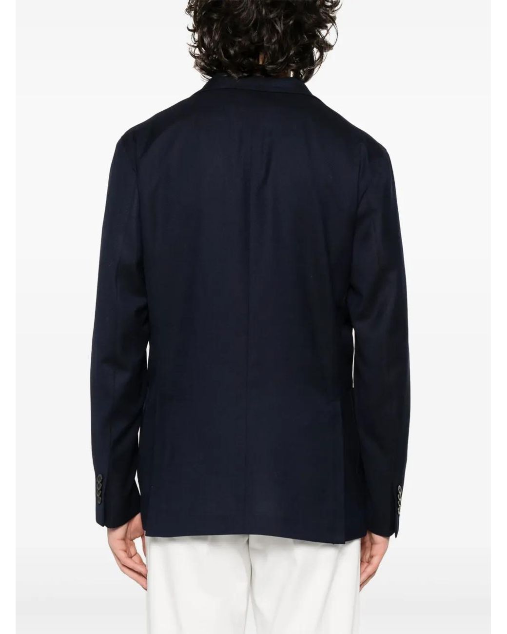 Boglioli Wollen Blazer in het Blue voor heren