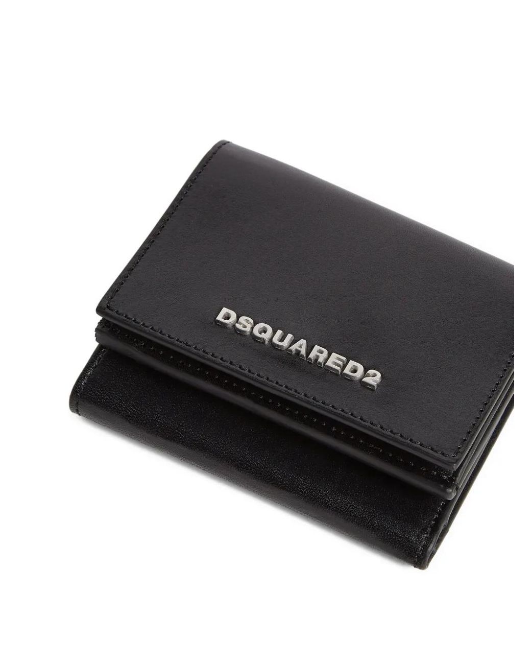 DSquared² Black Leather Wallet